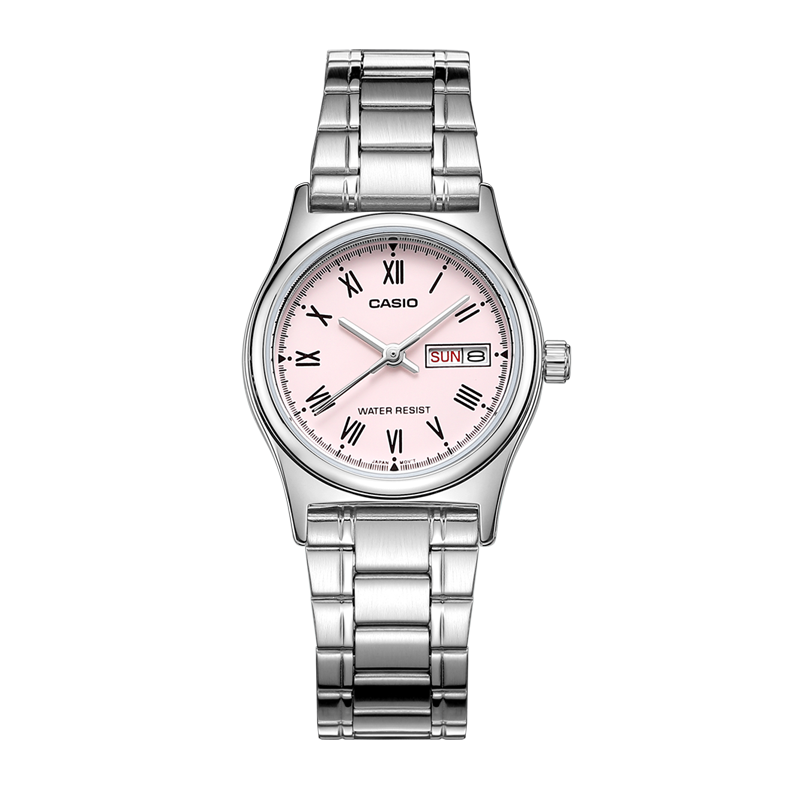 CASIO Women's Watch Simple Elegant Analog Quartz LTP-V006D-1B Valentine's Day Gift for Girlfriend