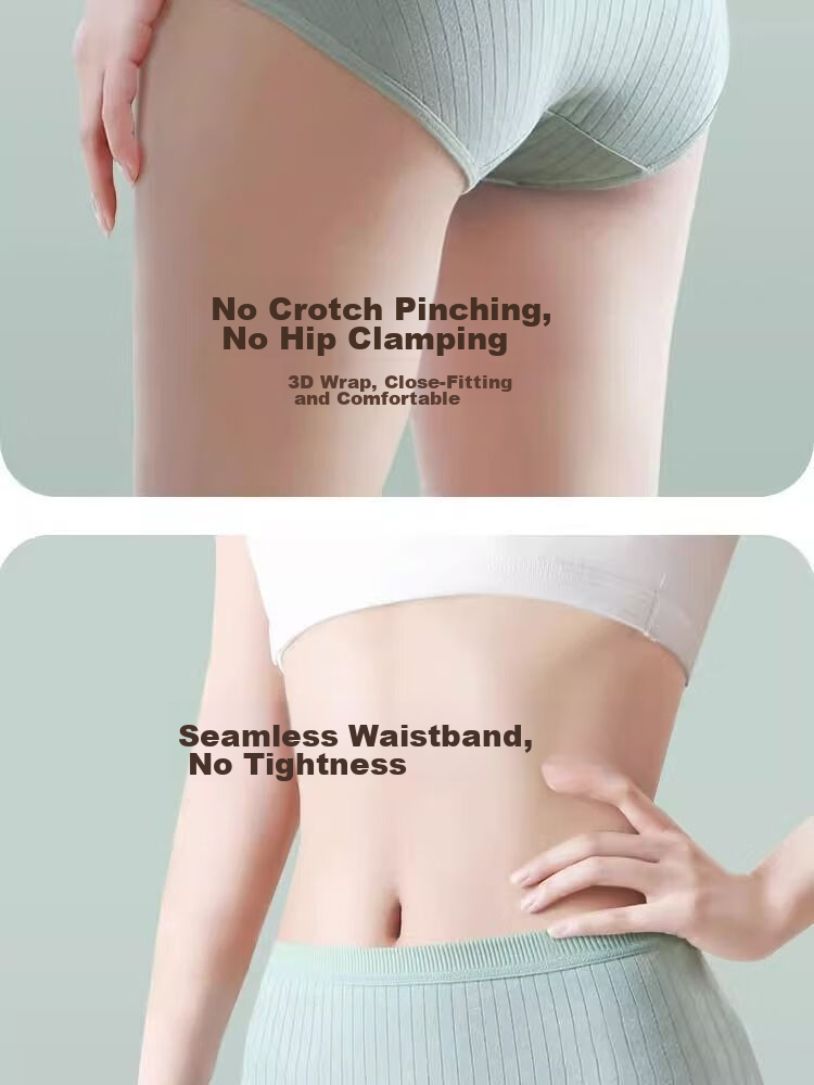Seven-Color Disposable Women's Underwear Travel Maternity Sterilized No-Wash Cotton Crotch Panties 10-Pack Safe Sterilized 36