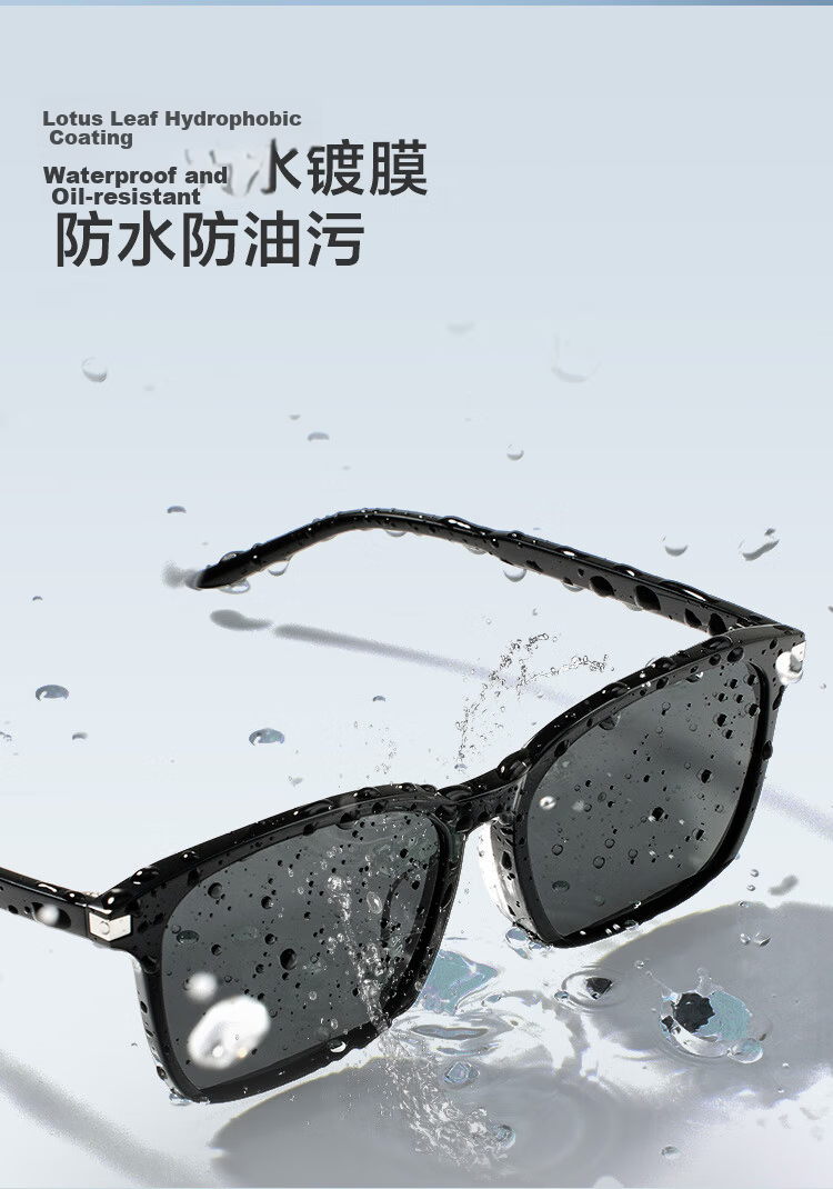 JD Jingzao Vintage Round Frame Sunglasses Women HD Nylon UV Protection Driving Cool Black 11