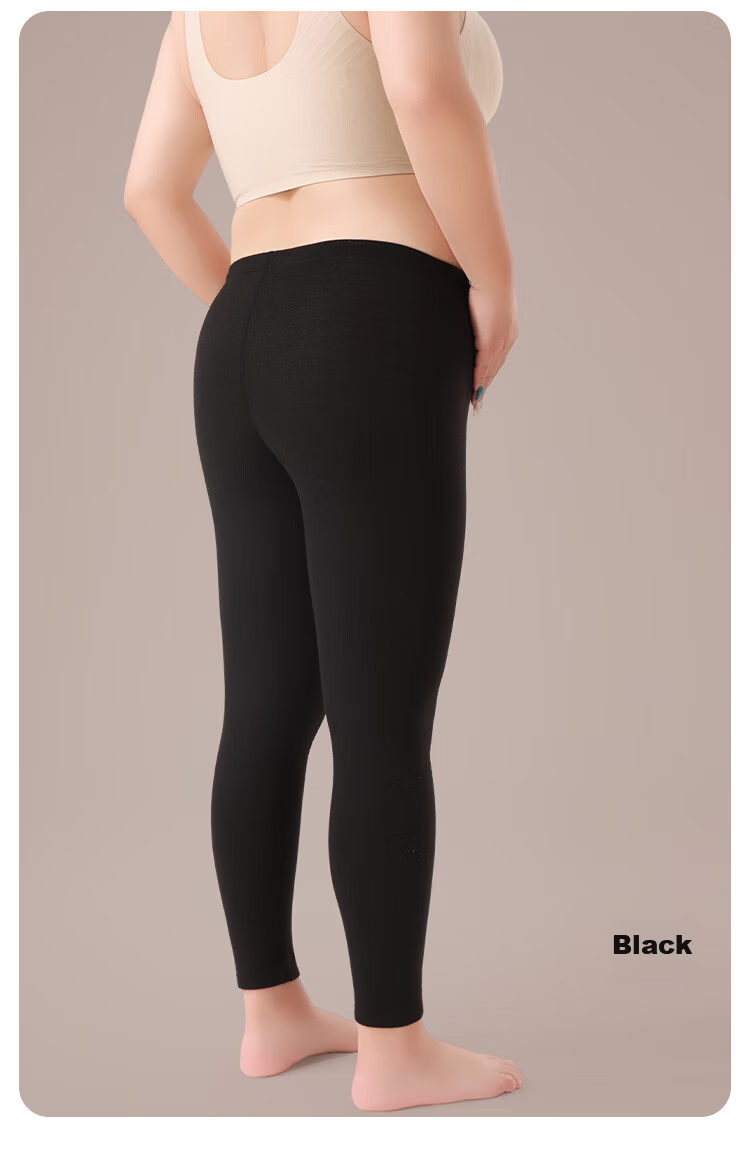 Miiow [Cashmere Silk] Plus Size Women's Thermal Autumn Pants Fleece-Lined Winter Leggings Inner Wear 18