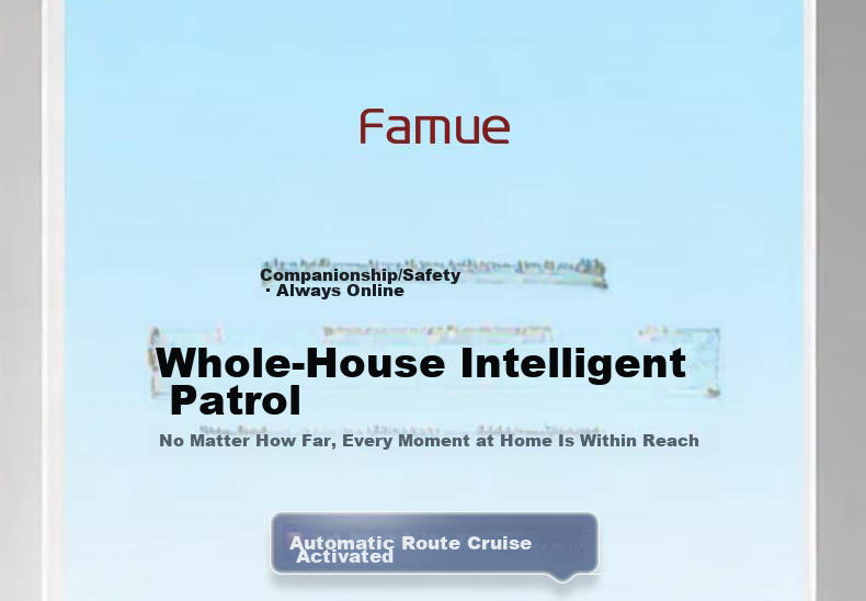 FAMUE Magic S1 Whole-House Mobile Surveillance Camera Remote Control Home Security AI Companion Robot Conversational AI for Elderly and Children 1