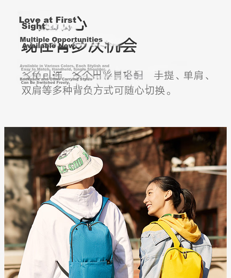 Xiaomi 10L Black Outdoor Casual Backpack for Men and Women Multi-Scene Sports Bag 3