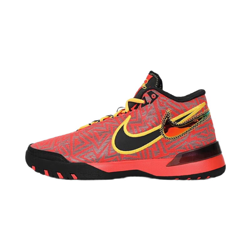 NIKE Men's Basketball Shoes, LBJ NXXT GENISUS EP Sneakers, HF0711-600 Red And Black, Size 40.5
