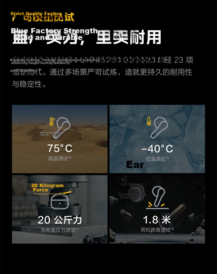 Vivo iQOO TWS Air3 Pro Star Yellow 50dB Adaptive Active Noise Cancelling 47h Long Battery Life Bluetooth Earphones Compatible with Apple Huawei Xiaomi OPPO Phones 25
