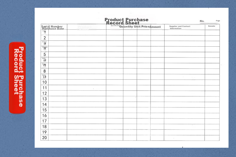 SIMAA Supervision Logbook 80g Recording Diary Construction Site Engineering Work Safety Officer Progress Notebook Double-Sided Printing 40 Sheets/Book 10-Pack 13