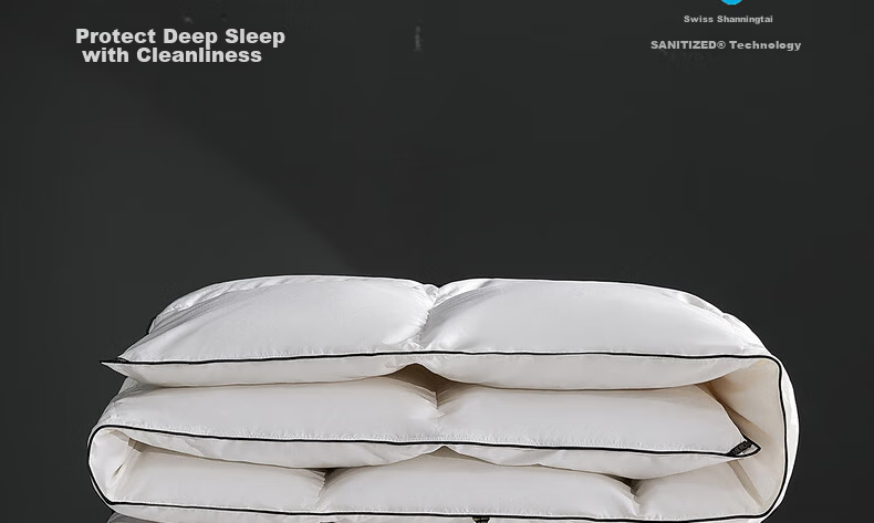 Mercury Home Textiles 95% White Goose Down Quilt Winter Thickened Warm Double Down Comforter 200×230cm-420g 33