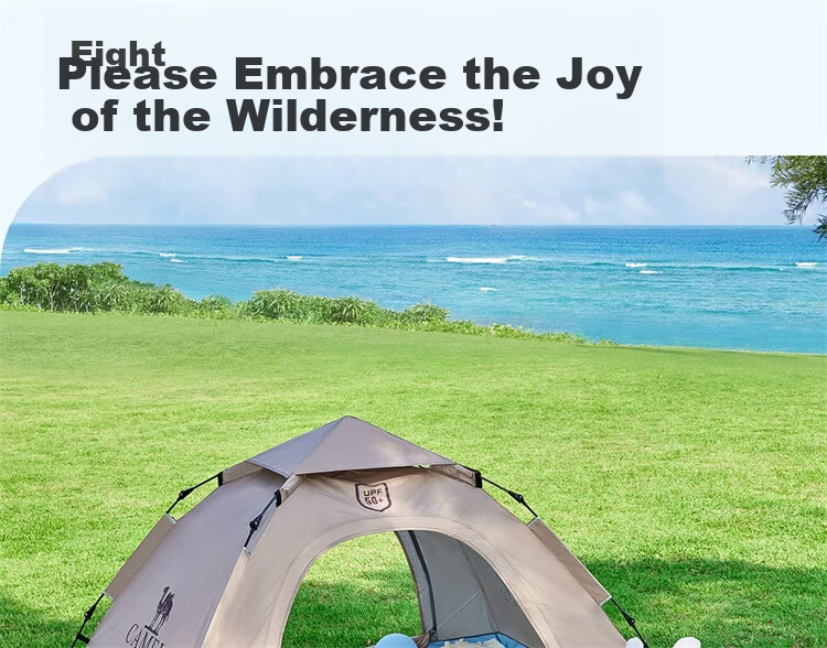 CAMEL Outdoor Tent Portable Foldable Automatic Silver Coated Sunshade Park Picnic Camping Overnight Gear Military Green 9