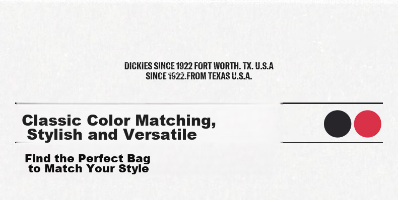 Dickies Crossbody Bag DK Lightweight Multi-Compartment Sports Waist Bag New Unisex Student Backpack Commuter Cycling Hiking Travel Bag 4