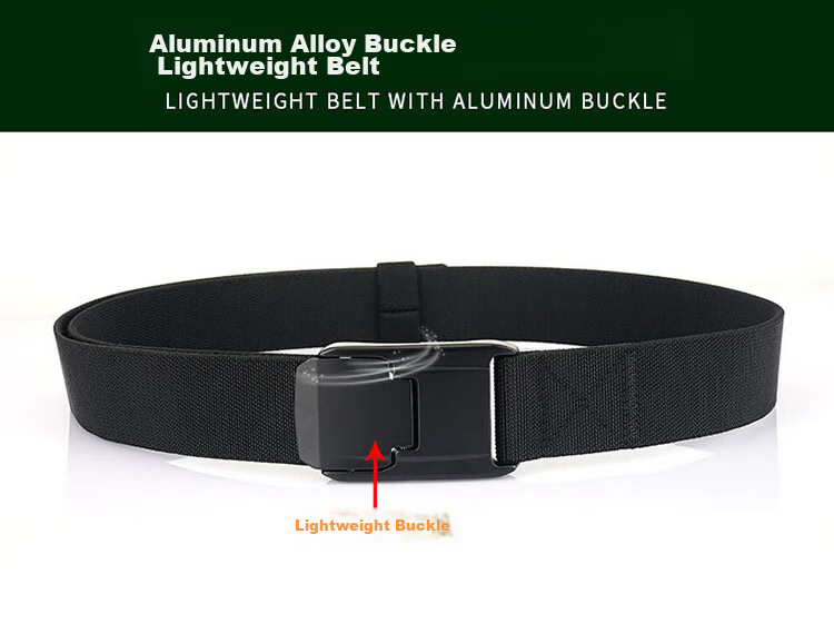 Extreme Tactical Men's Quick-Release Buckle Woven Belt Outdoor Workwear Trendy Canvas Elastic Casual Military Training Waistband 6