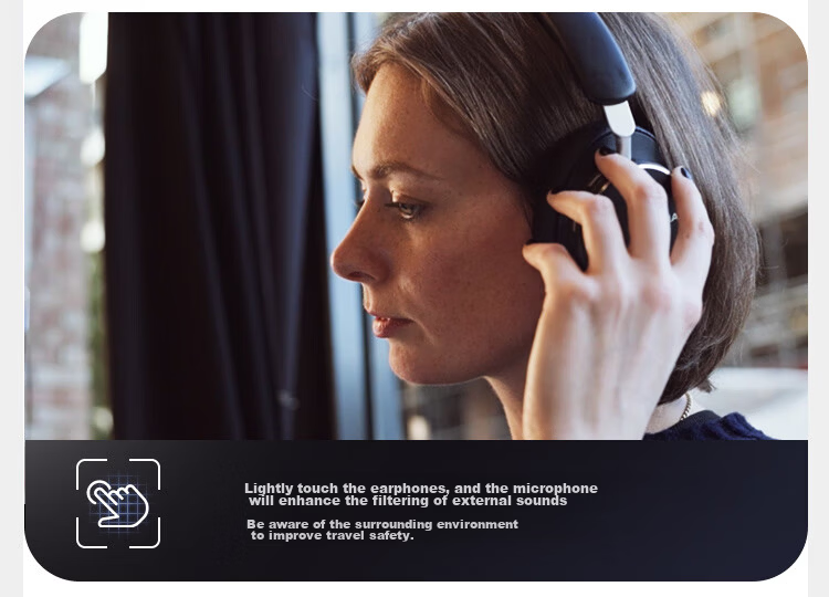 AKG N9 Flagship Sound Quality Over-Ear Wireless Noise-Cancelling Bluetooth Headphones 2.4G Quad-Mode Gaming Esports Music HiFi Compatible with Apple Huawei Black 34