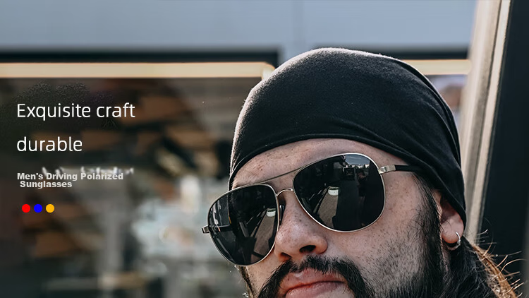 GOGOSOON New Pilot Sunglasses for Men, Driving-Specific Glasses, Photochromic Polarized Driving Sunglasses, Light-Sensitive Day And Night Fishing Glasses 1