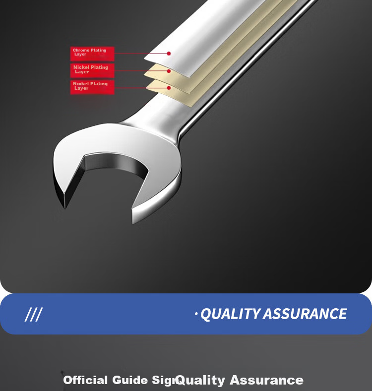 Deqi Dual-Use Open-End and Box Wrench 14mm Small Size Auto Repair Spanner 7