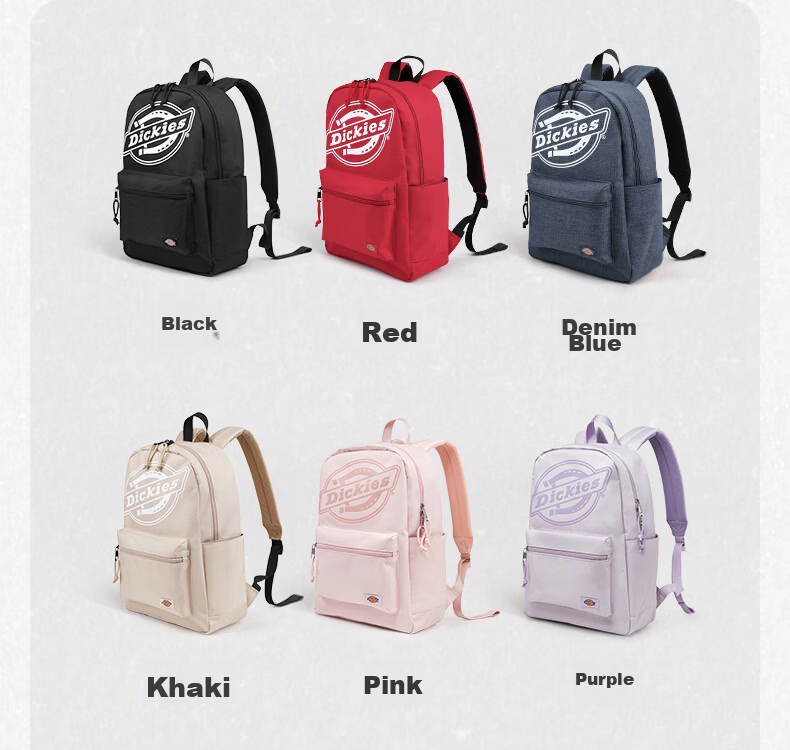 Dickies Backpack, Large Capacity Travel Bag for Women, Laptop Bag, Schoolbag for Female College Students And Middle School Students, Stylish Youth Pink 5