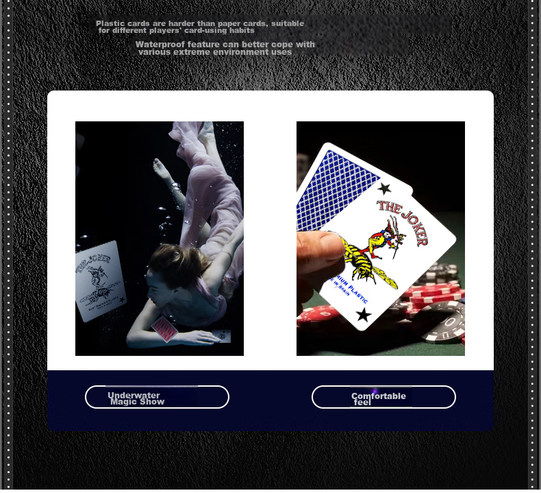 Bee Xiaomifeng Suohua Guandan Dou Dizhu Playing Cards, Plastic Bridge Cards, Narrow Cards, Waterproof And Durable, Imported, Blue 7
