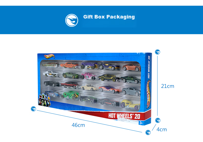 HOT WHEELS (Random Style Delivery), Birthday Gift Racing Car, Hot Traffic Combination, Five-Piece Set, 1806 7