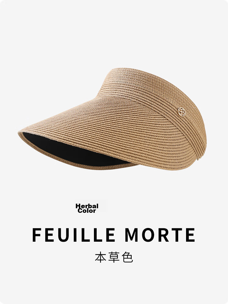 JIUMU Sun Protection Hat for Women, Sun Visor Cap, Sun Hat, Visor Cap, Straw Hat, Cool Hat, Summer Outdoor Face-Covering UV Protection Hat for Wome 14