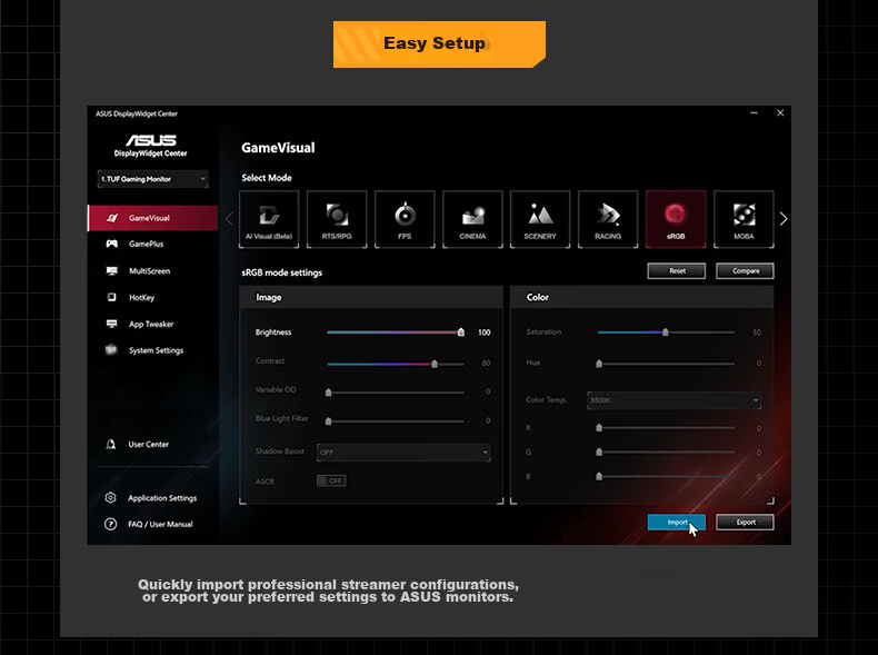 ASUS VG27AQM5F 27-inch 2K 320Hz Gaming Monitor Fast IPS FreeSync G-Sync 0.3ms HDR400 11