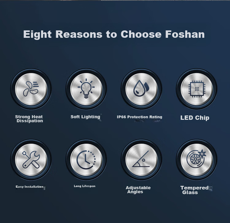Foshanzhaoming LED Floodlight, Outdoor Spotlight, Exterior Lighting Lamp, Spotlight, Garden Light, 50W Tianyao IP66 2