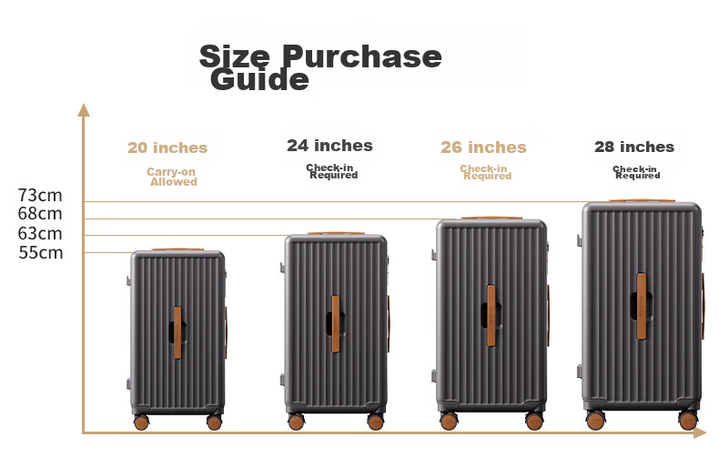 Reebok Suitcase, PC Trolley Case, Multifunctional Large Capacity Travel Luggage, Password Lock Suitcase, Leather Case, Hao Kong Bai 24 Inches 2