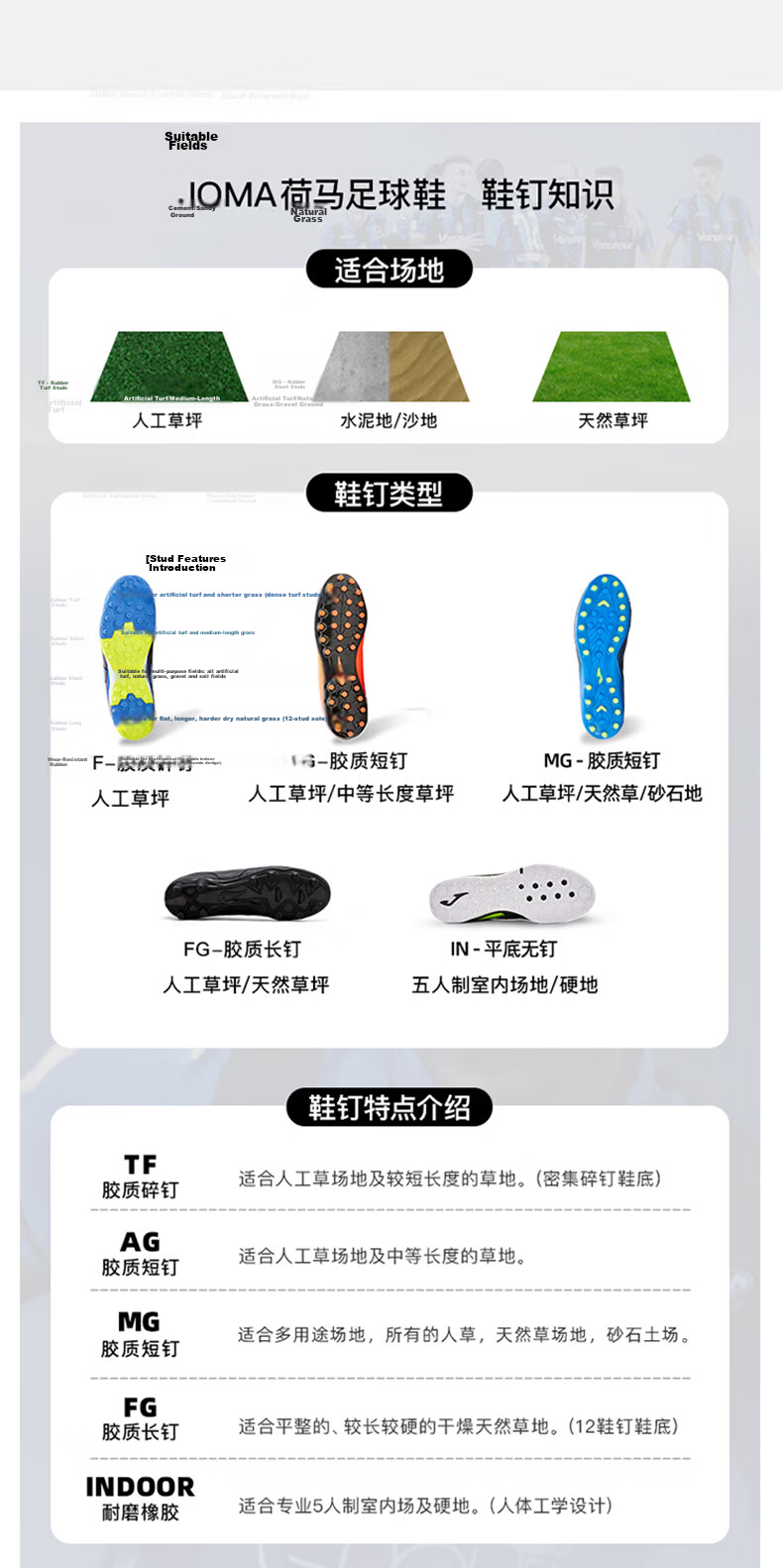 JOMA Soccer Shoes for Children, TF Turf Cleats, Boys And Girls Youth Non-Slip Wear-Resistant Velcro Football Training Shoes, Grass Green, Size 29 20