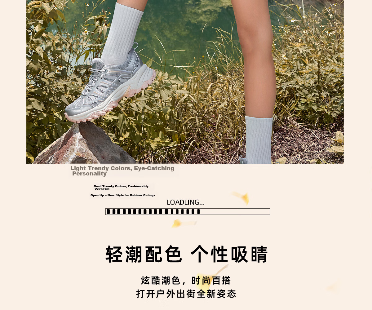 CAMEL [Dilraba Same Style - Yunyi 2.0] Outdoor Hiking Shoes Unisex Non-Slip Wear-Resistant Trekking Sneakers 3023 9