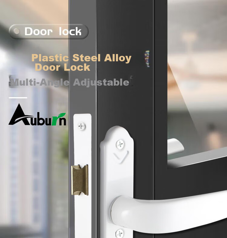 Auburn Handle Lock Plastic Steel Door Lock Swing Door Lock Glass Door Lock Home Office Entrance Door Lock 8525 1
