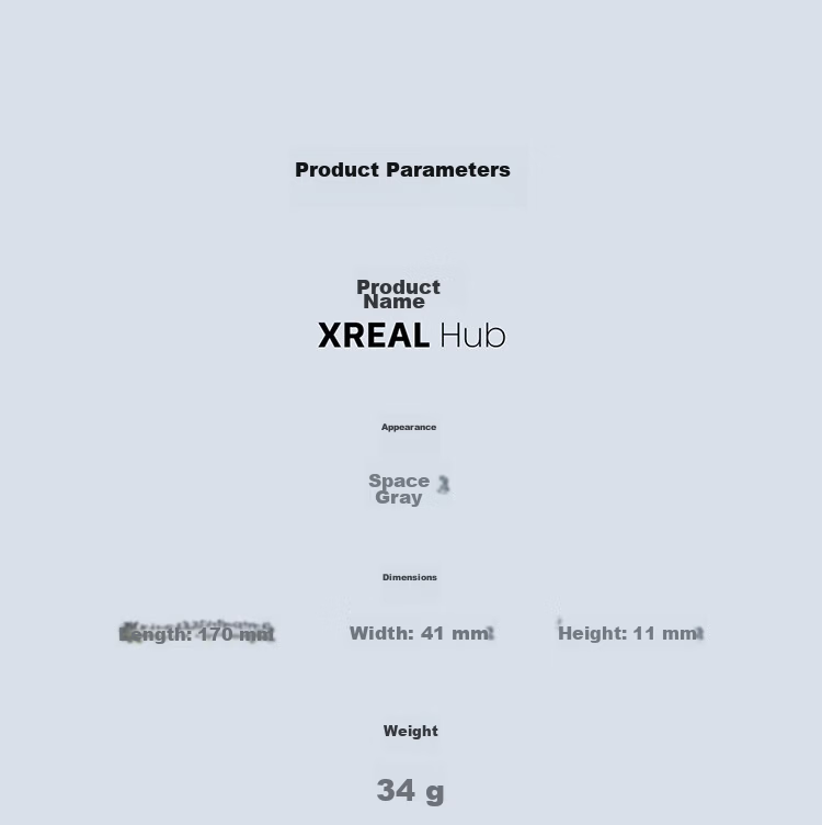 XREAL Hub Smart AR Glasses Adapter for Simultaneous Charging and Use Switch Essential Handheld Direct Connection 120Hz High Refresh PD Fast Charging 10