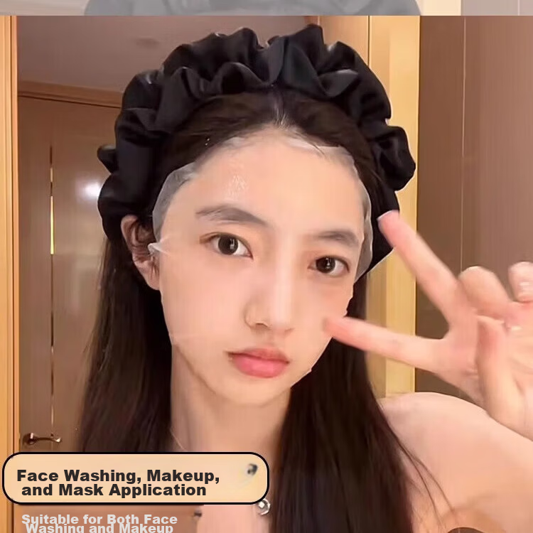 Dongyi Selected Maillard Coffee Wave High Crown Headband Women's Daily Wear Teeth Anti-Slip Face Washing Hair Press Hair Clip 4