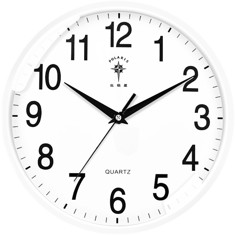 POLARIS Wall Clock Fashion Creative Living Room Clock Simple Quartz Clock 2842 Pink Cherry Blossom 30cm New Year Refresh