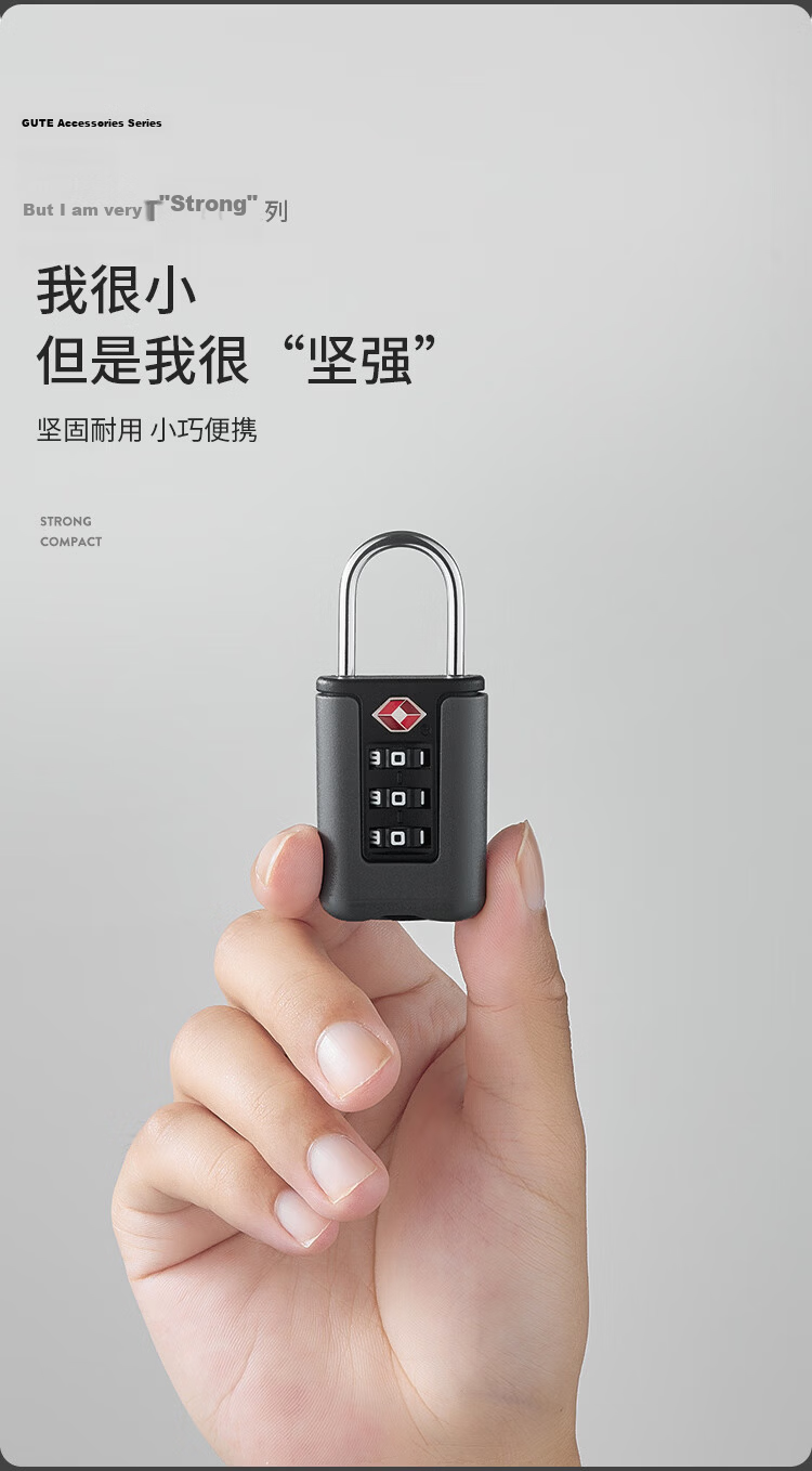 GUTE Password Lock Padlock TSA Travel Luggage Backpack Anti-Theft Suitcase Storage Cabinet Drawer Lock 6