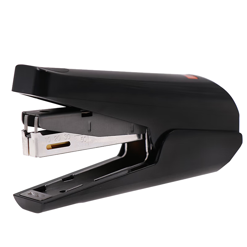 MAX Effort-Saving Stapler 20-Sheet Capacity with Built-in Staple Remover Compatible with No.10 Staples Black 150pcs Office Exam Essential Double Lever Stationery Back to School