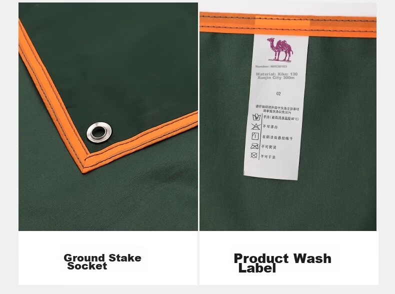 CAMEL Outdoor Ground Mat Tent Camping Mat Thickened Waterproof Wear-Resistant Picnic Mat Oxford Cloth Moisture-Proof Ground Sheet 20