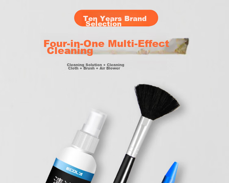 ECOLA Screen Cleaning Cloth, Laptop Phone Camera Lens TV LCD Display Cleaning Cloth Tool, Suede, Chamois Cloth CD-CCT02 2