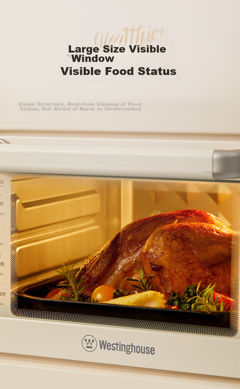 Westinghouse Air Fryer Oven Combo, No Flipping Required, Visual Air Fryer, Multifunctional Home Use, 12L Large Capacity Air Fryer, WKX12A21 16