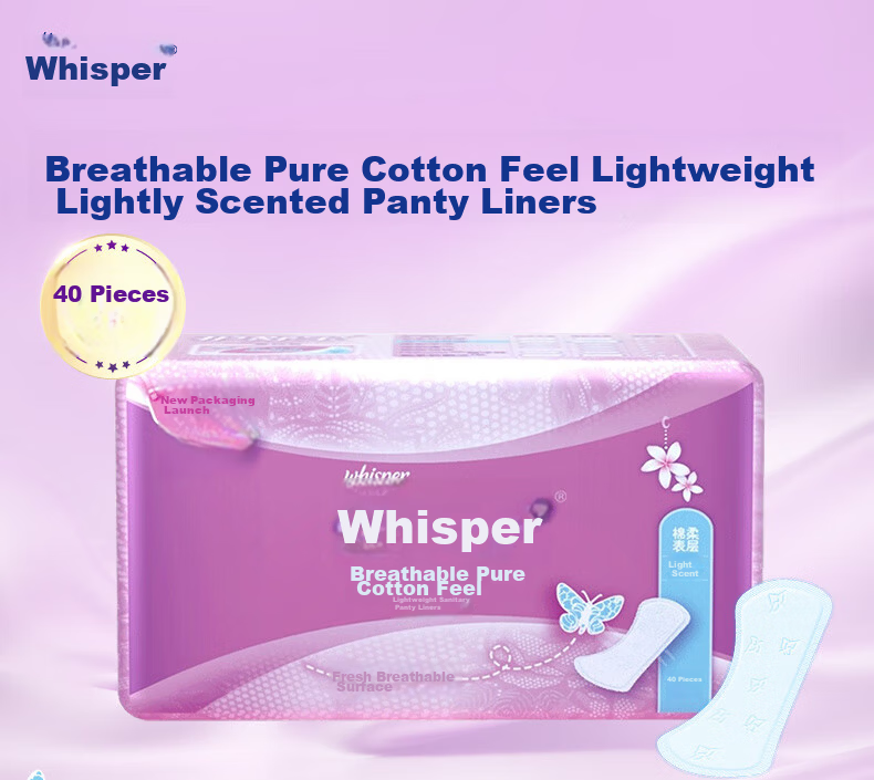 Hushubao Ultra-Thin Breathable Pure Cotton-Feel Sanitary Pads, Unscented, 40 Pieces (Fresh), Sold by JD Official Flagship Store 1