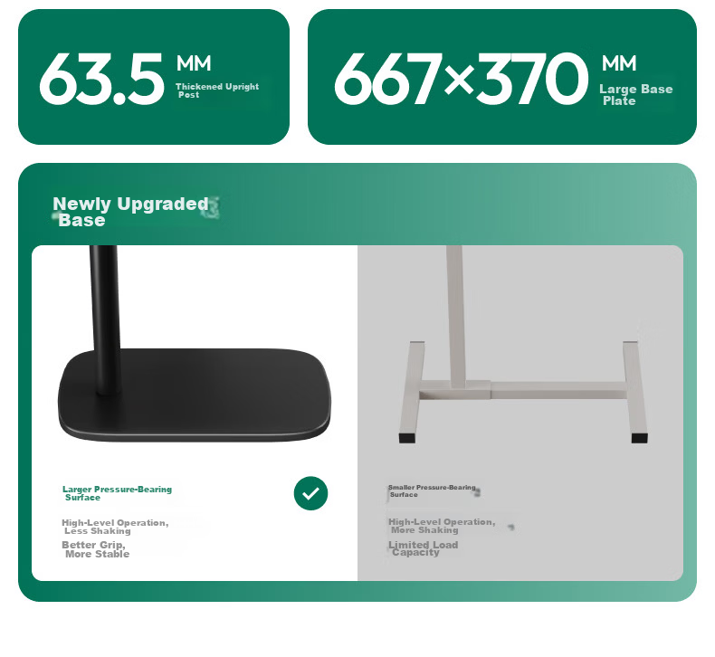 Brateck Movable Bedside Table, Adjustable Height Desk, Any Table, Sofa Side Table, End Table, Computer Workstation, Desk, Office Desk 27