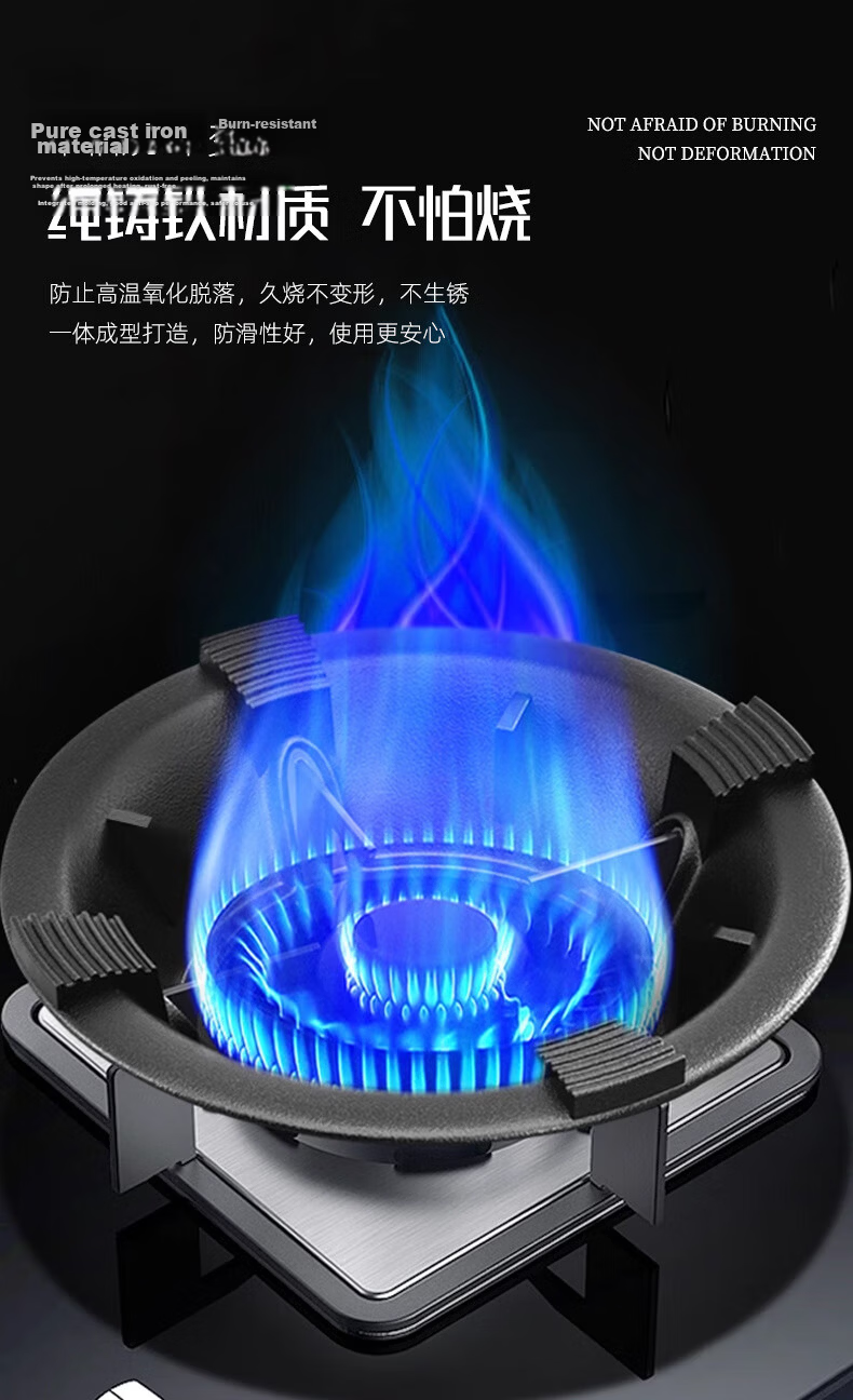Lelandi Gas Stove Support, Universal Cast Iron Four-Claw Five-Claw Milk Pot Non-Slip Stand, Small Milk Pot Holder Accessory for Gas Stoves, Heart-Shaped Support L4008 4