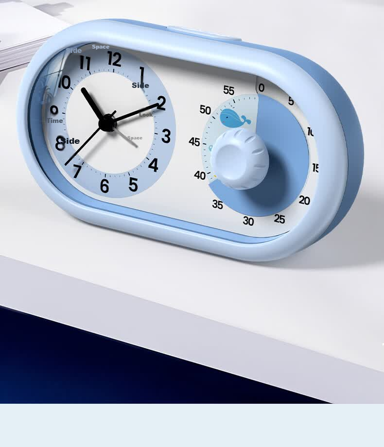 Timess Disney Collaboration Smart Alarm Clock, Student-Specific Rechargeable Electronic Alarm Clock, Powerful Awakening, Visual Timer, Temperature Display, 2026 New Bedside Clock Model 9