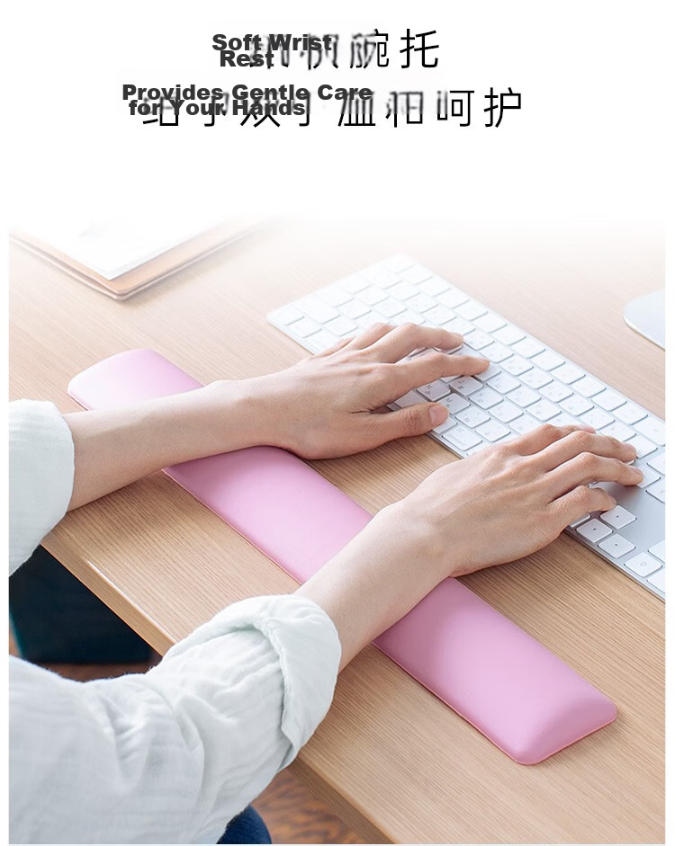 SANWA Ergonomic Keyboard Wrist Rest Mechanical Keyboard Wrist Support Office Gaming Soft Jelly Silicone Washable Non-Slip GTOK8 Black L 450mm 6