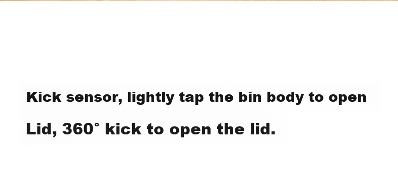 Wuyuehua Smart Sensor Trash Can, 13L Capacity, for Bathroom, Living Room, Kitchen, Large Rechargeable Version for Home Use 8