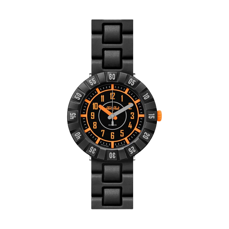 Swatch Flik Flak Kids Swiss Quartz Watch Solar System Design Back to School Gift for Elementary Students