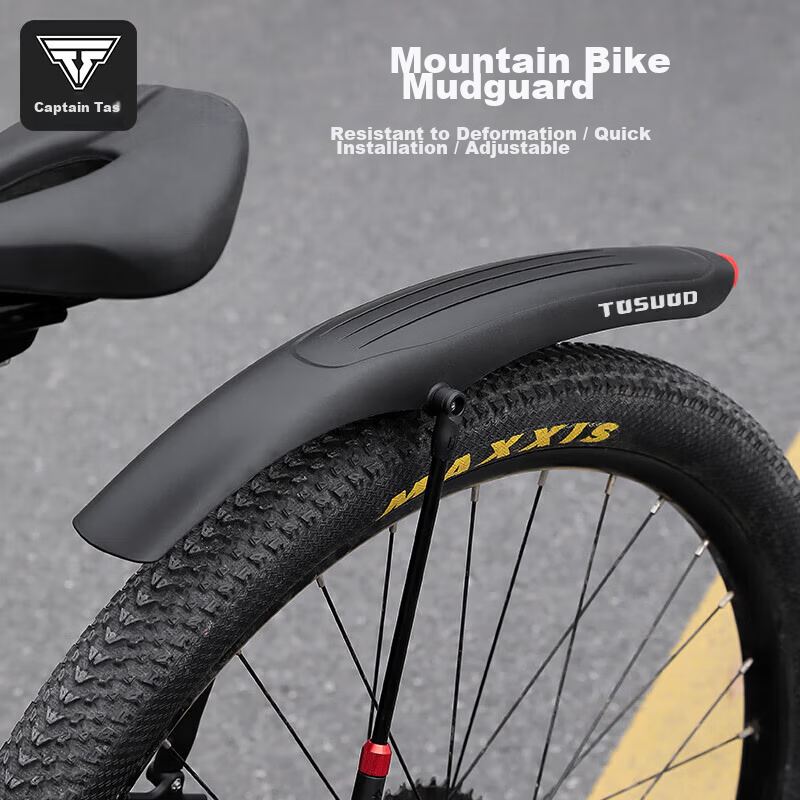 Captain Tas Bicycle Fender Mountain Bike Universal Wide Adjustable Mudguard Outdoor Cycling Accessories