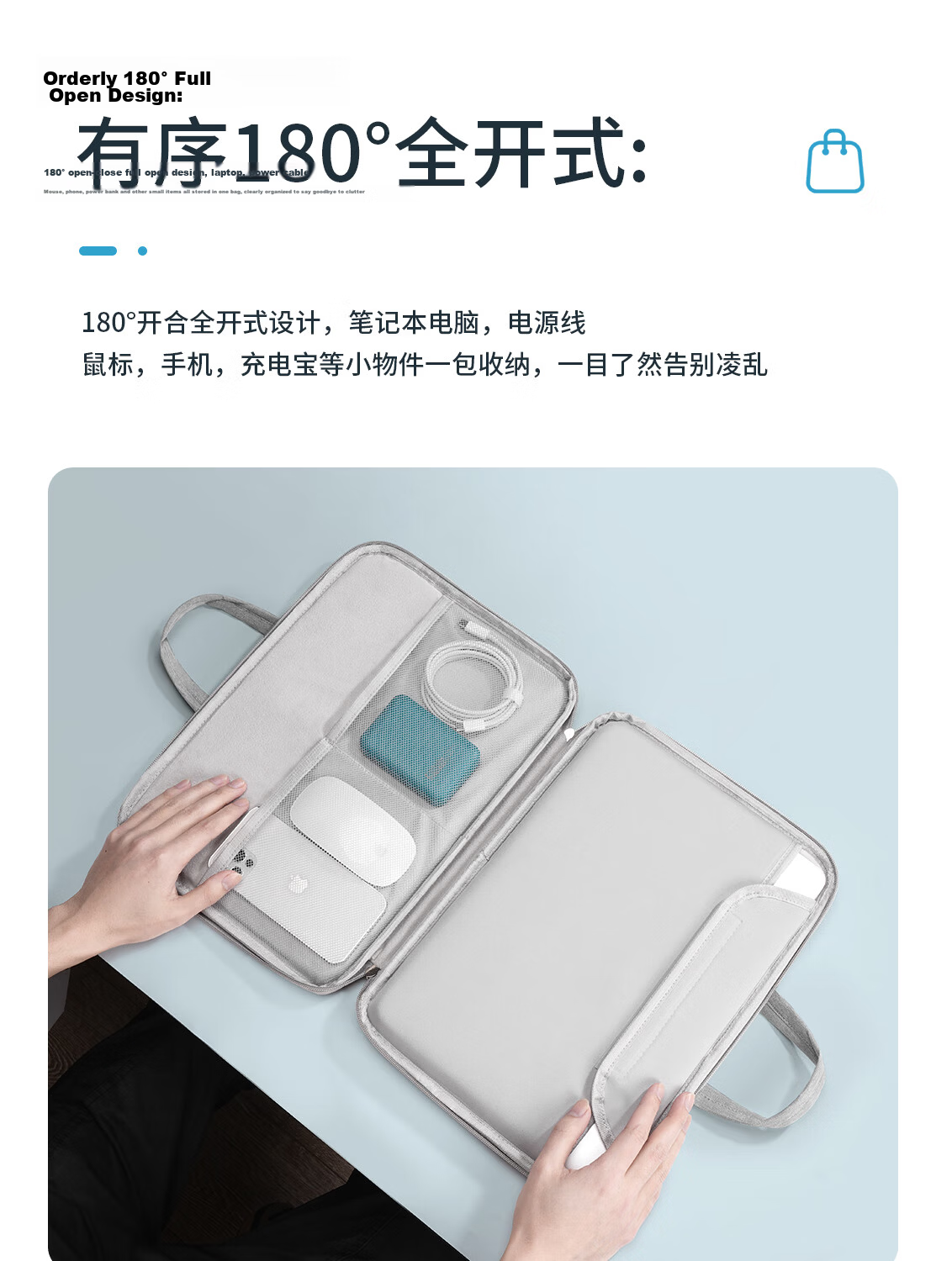 Taikesen Laptop Bag Handheld Notebook Case Suitable for Apple Macbook 14-Inch, Huawei, Lenovo, Business Style for Men And Women, High Aesthetic Value 4