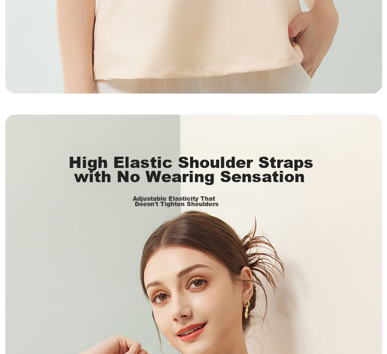 JOYNCLEON Nursing Vest Tank Top Pure Cotton Spring Summer Maternity Bra-Free Anti-Sagging with Chest Pads Skin XXL Jbr181400 11