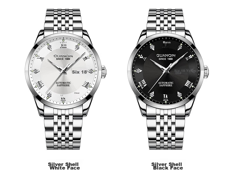 GUANQIN Men's Mechanical Watch, 2026 New Model, Fully Automatic, Business Style, Luminous, Water-Resistant, Men's Watch, Gift for Father on Father's Day 17