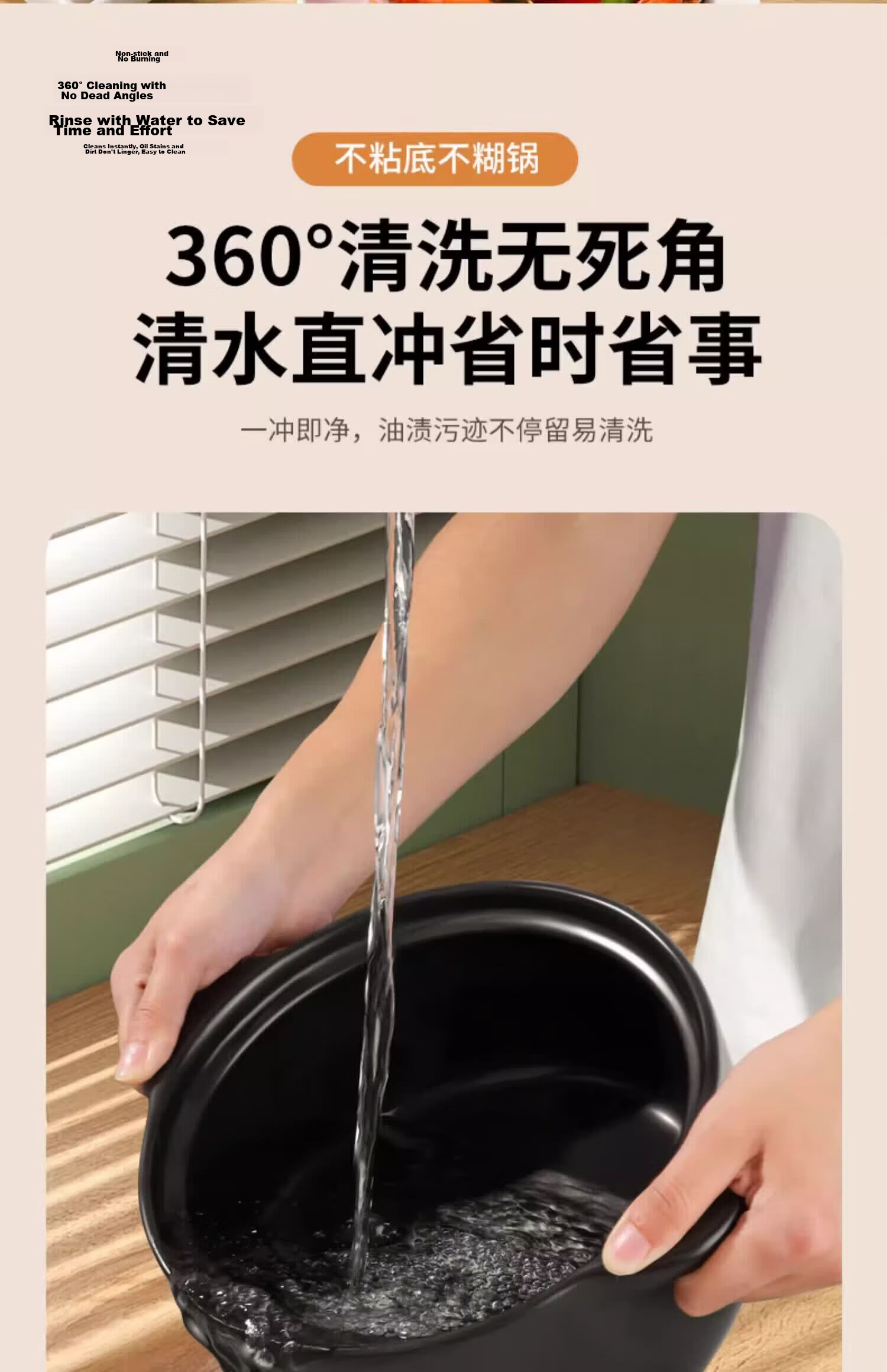 Jingyan Ceramic Casserole Pot 3.3L High-Temperature Resistant Clay Soup Cooker with Yellow Lid for Gas Stove 24