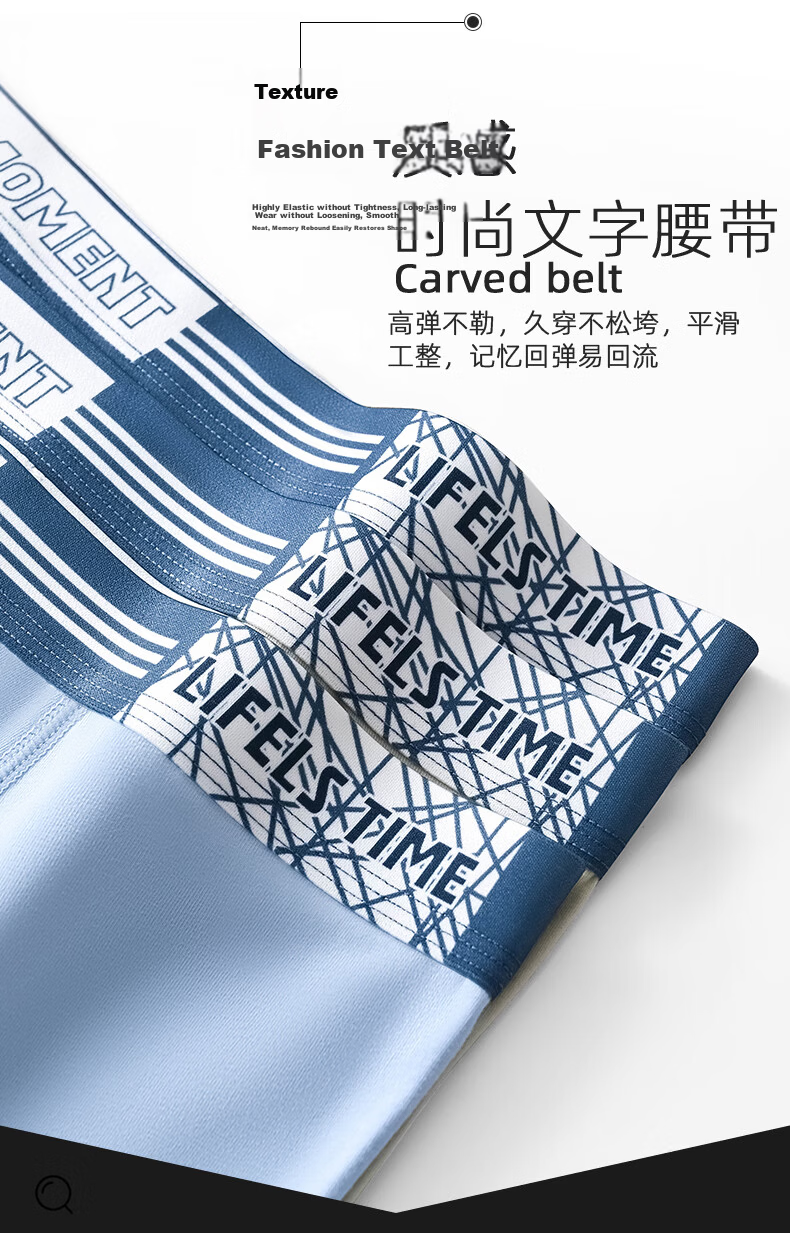 Hodo Youth Pure Cotton Antibacterial Breathable Boys Underwear 7A Antibacterial Crotch Developmental Period 12-16 Years Old Big Kids 185 12