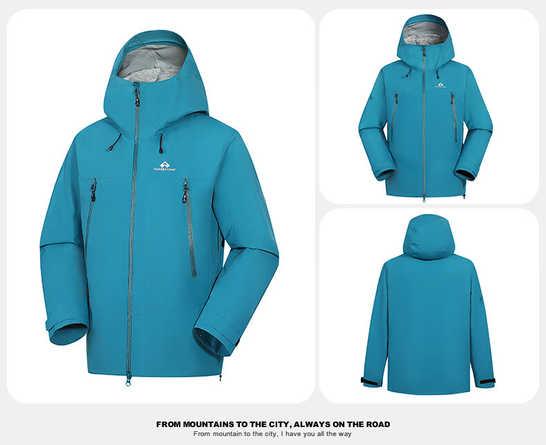 Pioneer Camp Lin Xinyue Same Style Little Eagle Windbreaker, Toray Men's Outdoor Windproof Waterproof Professional High-Altitude Hiking Mountaineering Jacket 25