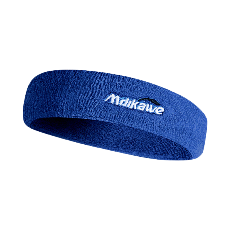 Mdikawe Sports Sweatband Unisex Sweat-Absorbing Headband Running Sweat Control Basketball Anti-Slip Headband Black Single Piece