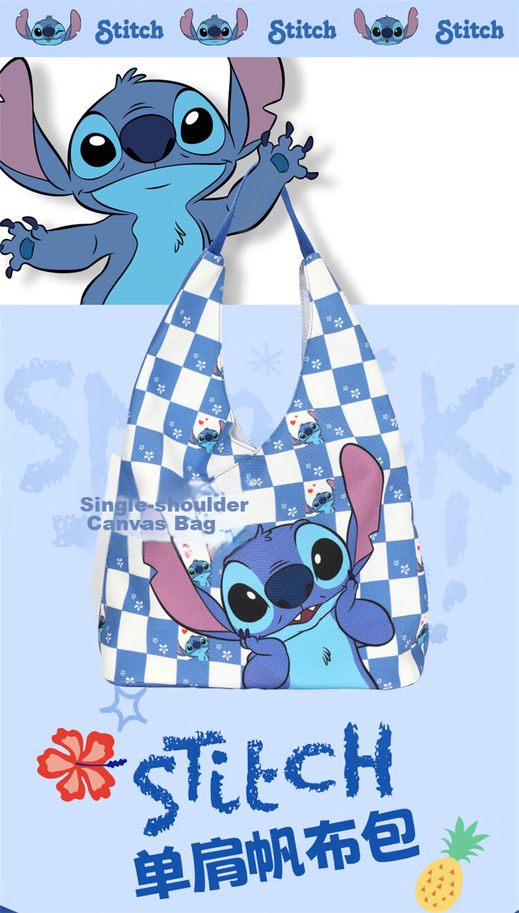 Disney Women's Bag Commuter Bag Donald Duck Large Capacity Canvas Shoulder Bag Birthday Gift for Women 22